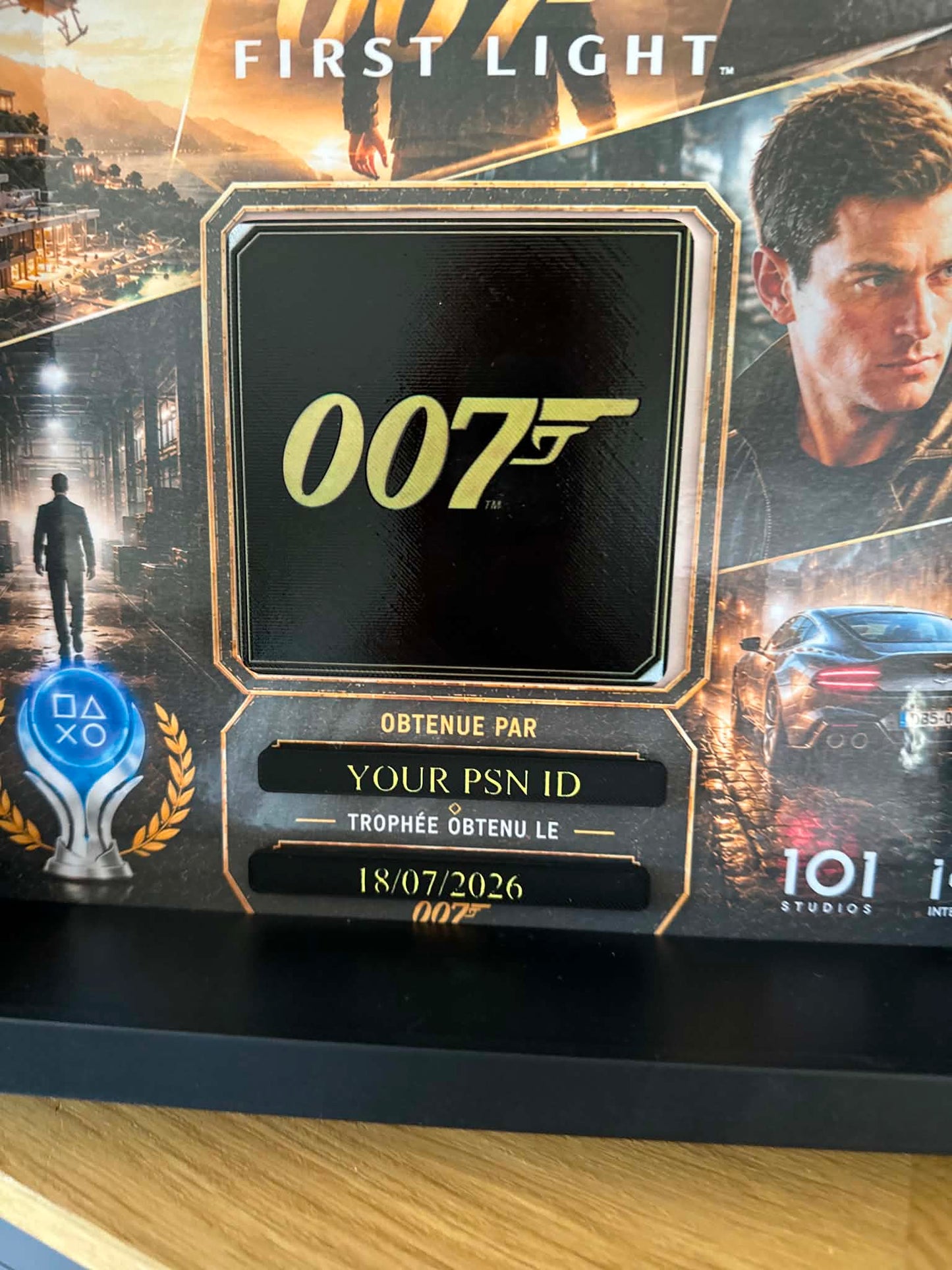 Cadre Trophée Platine PS5 – 007 First light