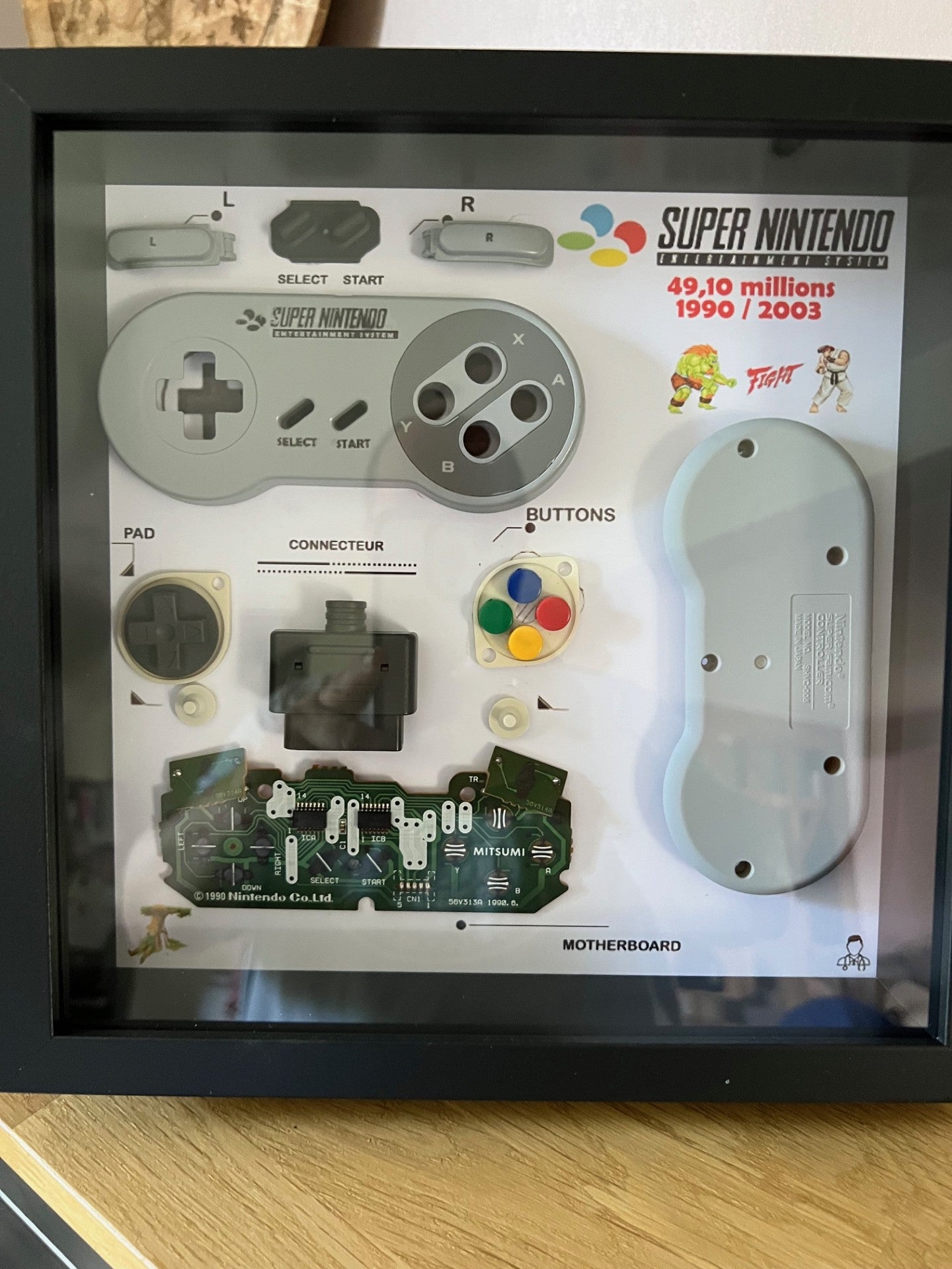 Cadre manette Super Nintendo