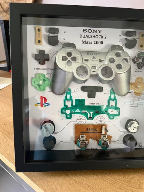 Cadre manette playstation 2 Silver