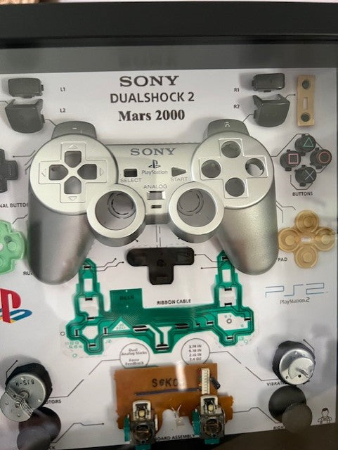 Cadre manette playstation 2 Silver