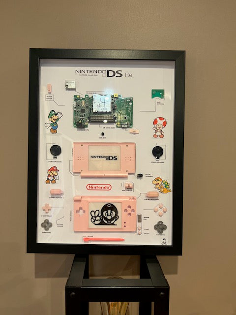Cadre Nintendo Ds lite rose