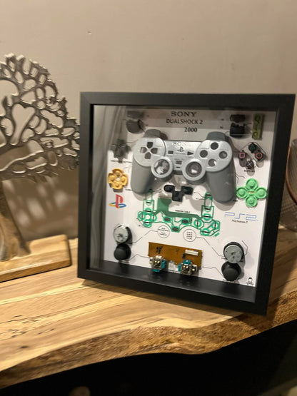 Cadre manette playstation  grise