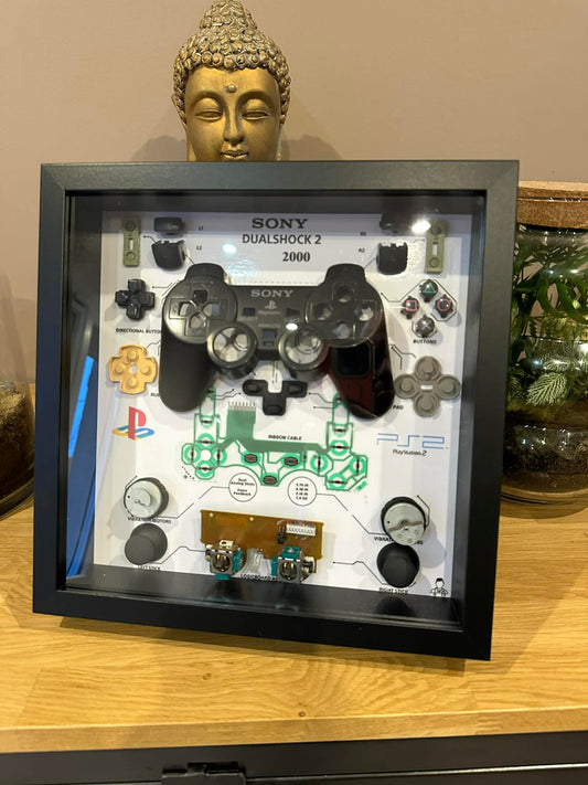 Cadre manette playstation 2 noir