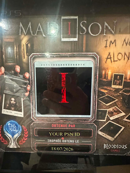 Cadre Trophée Platine PS5 – MADiSON