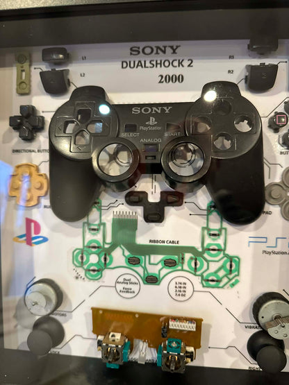 Cadre manette playstation 2 noir