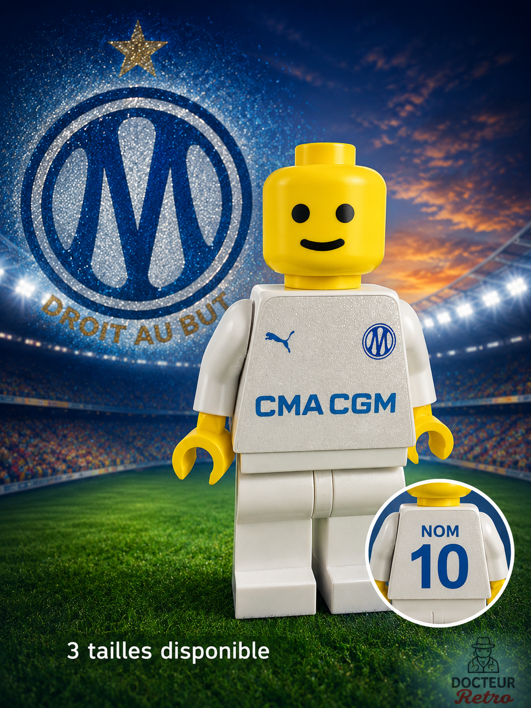 Lego Géant Marseille OM Maillot 26/27