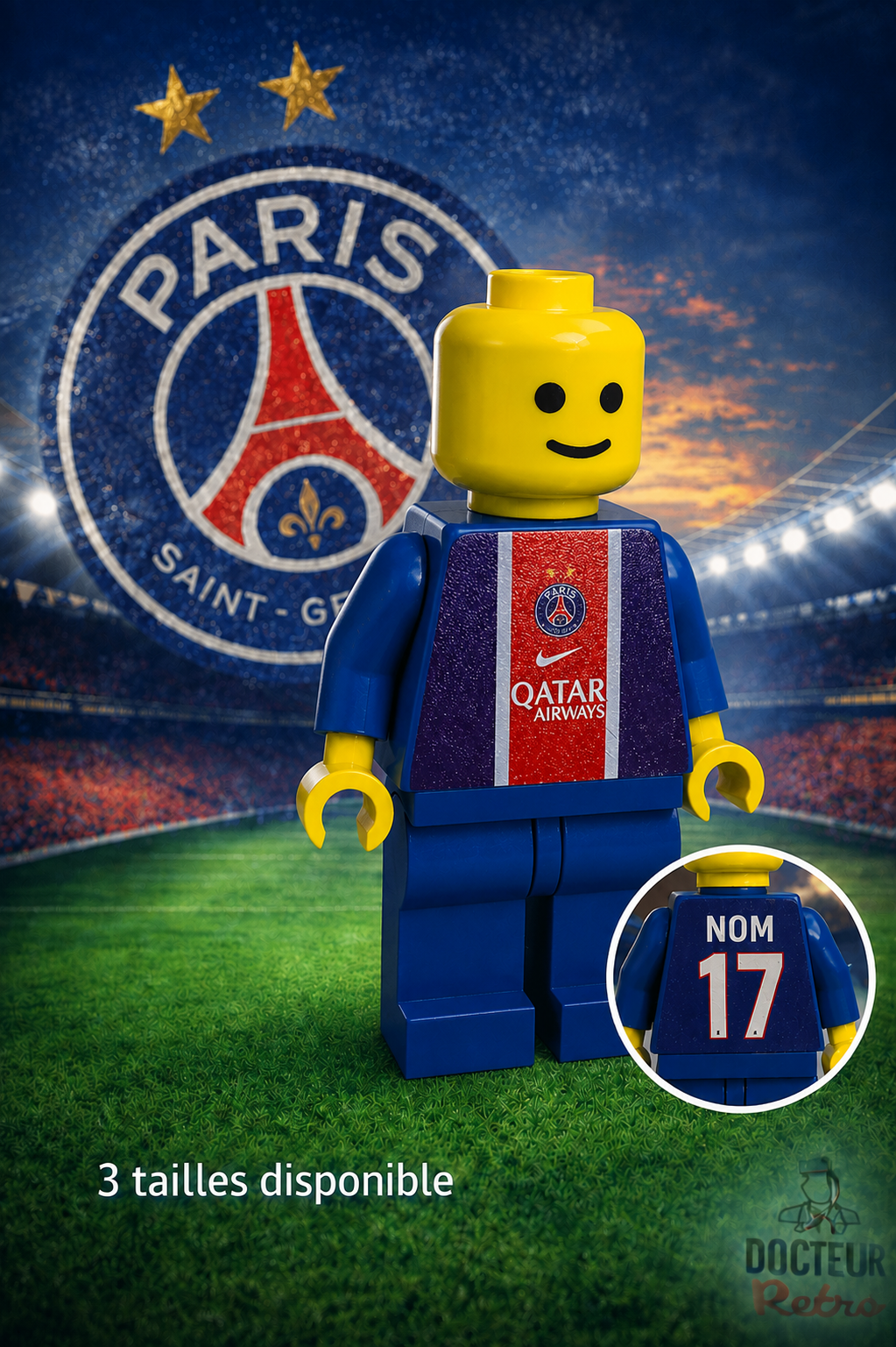 Lego Géant PSG maillot 26/27