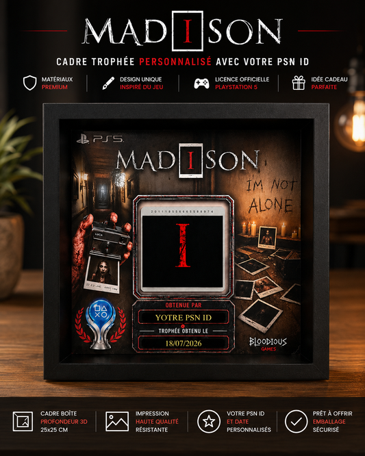 Cadre Trophée Platine PS5 – MADiSON