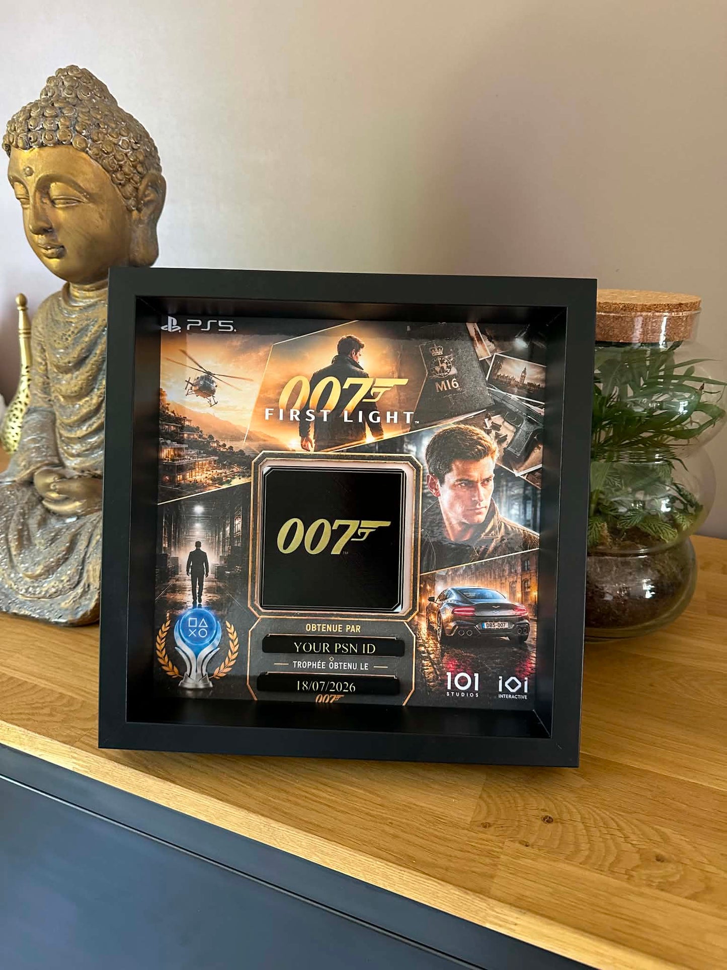 Cadre Trophée Platine PS5 – 007 First light