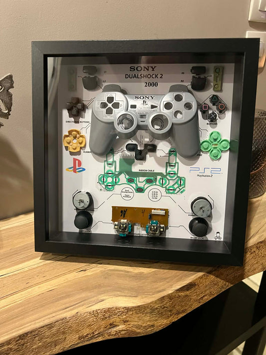 Cadre manette playstation  grise