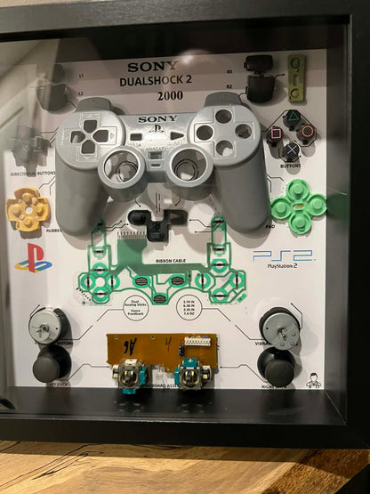 Cadre manette playstation  grise