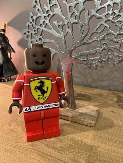 Lego Géant Ferrari Lewis Hamilton