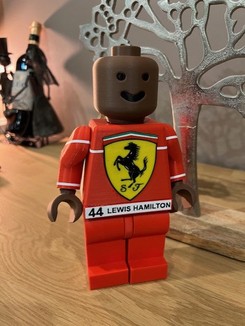 Lego Géant Ferrari Lewis Hamilton