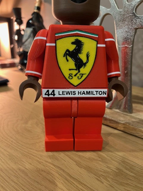 Lego Géant Ferrari Lewis Hamilton
