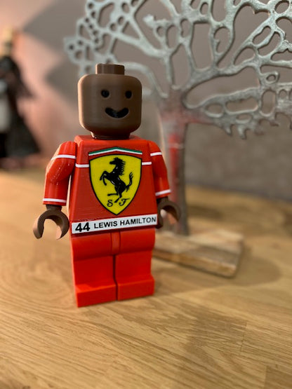 Lego Géant Ferrari Lewis Hamilton